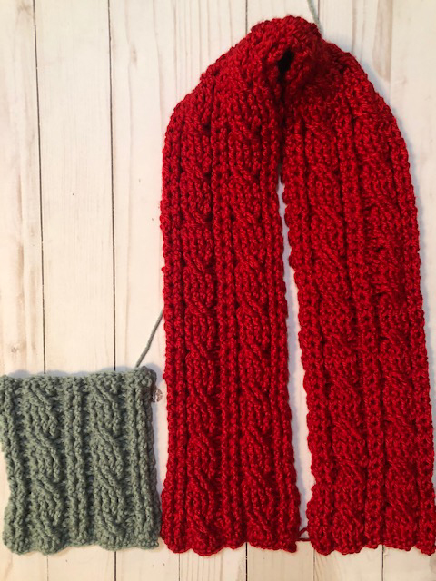 Crochet Duille Scarf - Crochet with Carrie